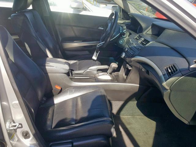 JHMCP26808C032957 - 2008 HONDA ACCORD EXL SILVER photo 5