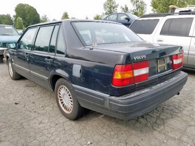 YV1JS8839N1080521 - 1992 VOLVO 940 BASE BLACK photo 3