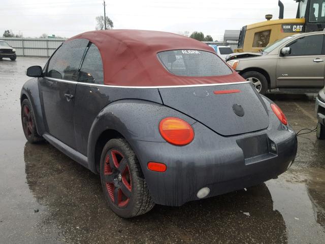 3VWCM31Y75M354591 - 2005 VOLKSWAGEN NEW BEETLE Qara foto 3
