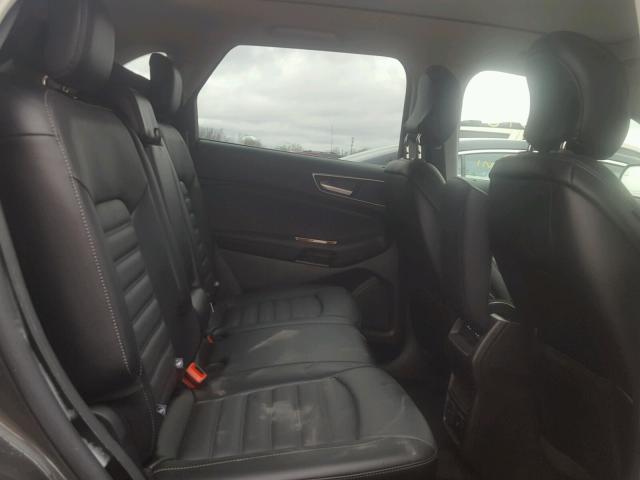 2FMPK4J80HBB87394 - 2017 FORD EDGE SEL GRAY photo 6