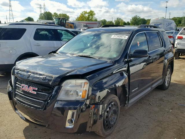 2CTFLEEW3A6356371 - 2010 GMC TERRAIN SL BLACK photo 2