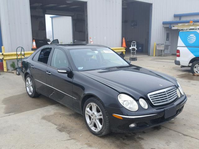 WDBUF56J36A945605 - 2006 MERCEDES-BENZ E 350 BLACK photo 1