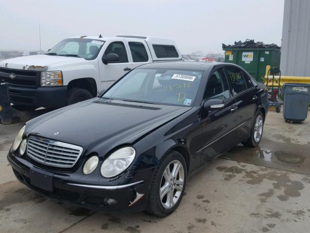 WDBUF56J36A945605 - 2006 MERCEDES-BENZ E 350 BLACK photo 2