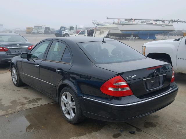 WDBUF56J36A945605 - 2006 MERCEDES-BENZ E 350 BLACK photo 3