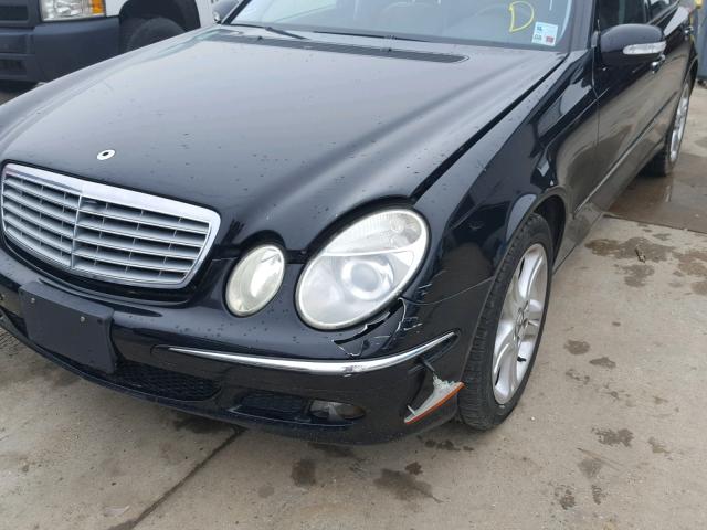 WDBUF56J36A945605 - 2006 MERCEDES-BENZ E 350 BLACK photo 9