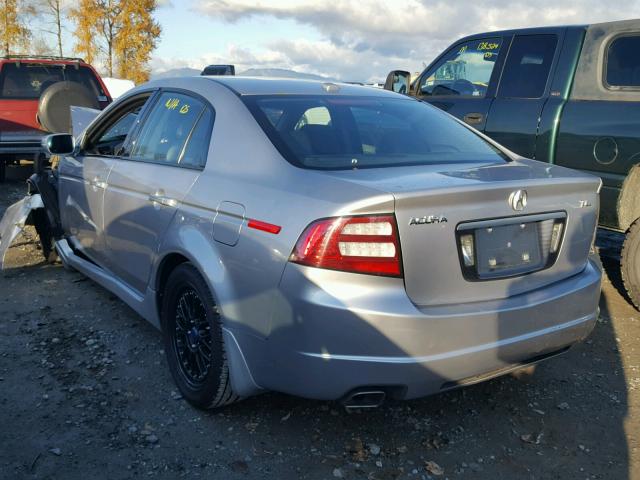 19UUA66258A049499 - 2008 ACURA TL SILVER photo 3