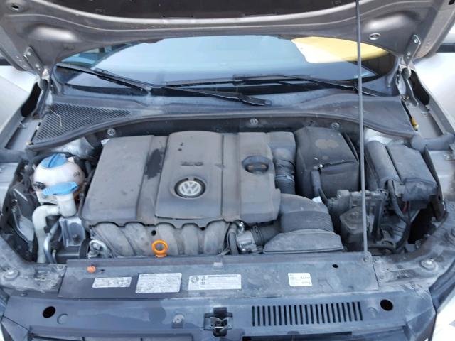 1VWAP7A34DC030119 - 2013 VOLKSWAGEN PASSAT S SILVER photo 7