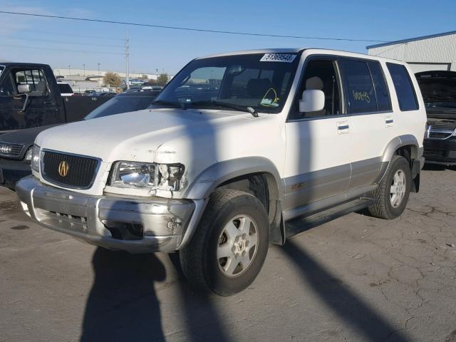 JAEDJ58XXX7B00453 - 1999 ACURA SLX WHITE photo 2