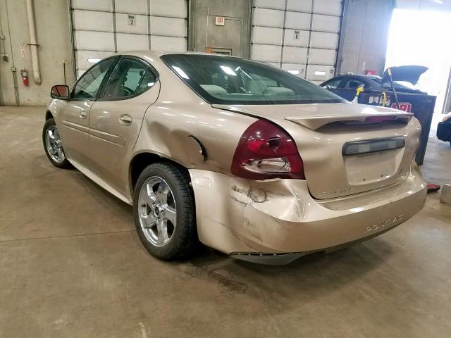 2G2WP522341363571 - 2004 PONTIAC GRAND PRIX GOLD photo 3