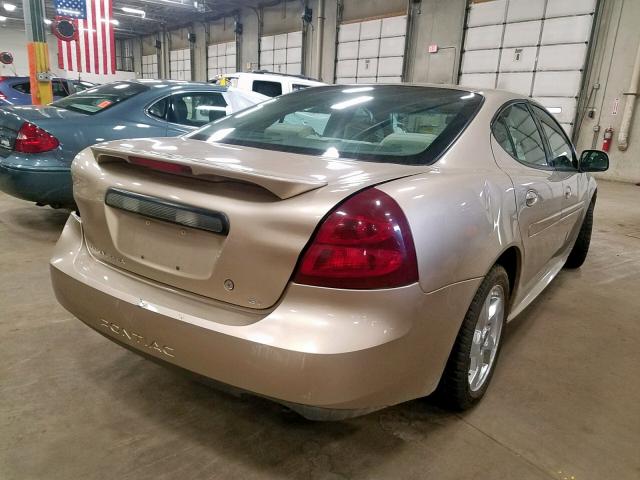 2G2WP522341363571 - 2004 PONTIAC GRAND PRIX GOLD photo 4