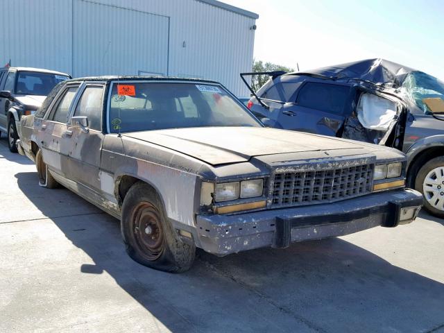 2FABP43F5FX163867 - 1985 FORD LTD CROWN BLUE photo 1