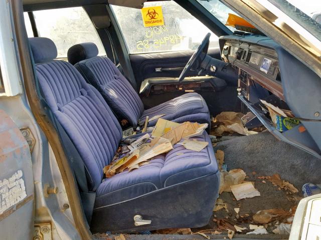 2FABP43F5FX163867 - 1985 FORD LTD CROWN BLUE photo 5