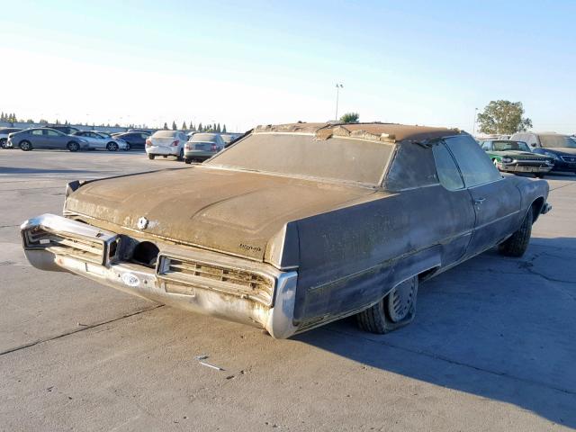 4V37T3H557145 - 1973 BUICK ELECTRA BLUE photo 4