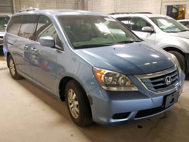 5FNRL38728B000693 - 2008 HONDA ODYSSEY EX BLUE photo 1