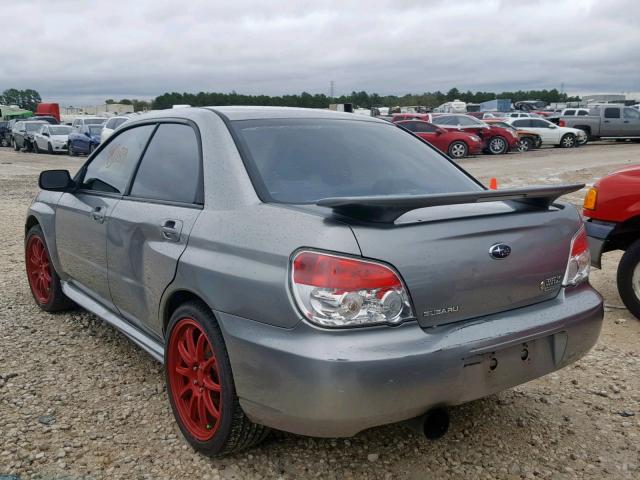 JF1GD74627G517902 - 2007 SUBARU IMPREZA WR SILVER photo 3