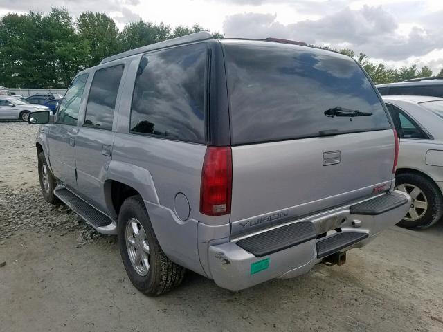 1GKEK13R8YR160588 - 2000 GMC YUKON DENA SILVER photo 3