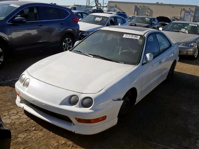 JH4DB7653VS000480 - 1997 ACURA INTEGRA LS WHITE photo 2