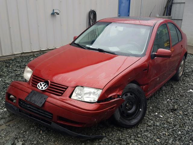 3VWSC29MXYM104308 - 2000 VOLKSWAGEN JETTA GLS BURGUNDY photo 2