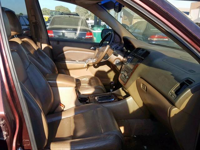 2HNYD18831H528159 - 2001 ACURA MDX TOURIN PURPLE photo 5