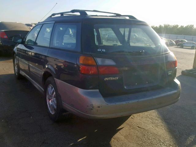 4S3BH665117667160 - 2001 SUBARU LEGACY OUT TWO TONE photo 3