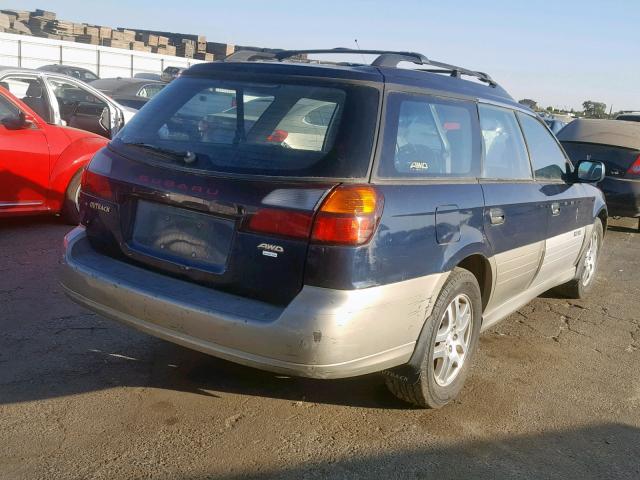 4S3BH665117667160 - 2001 SUBARU LEGACY OUT TWO TONE photo 4