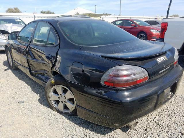 1G2WP52K8WF273618 - 1998 PONTIAC GRAND PRIX BLACK photo 3