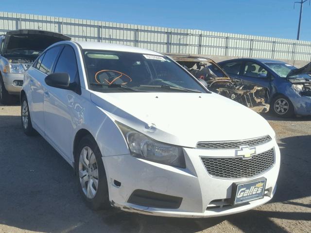 1G1PC5SH8C7372860 - 2012 CHEVROLET CRUZE LS WHITE photo 1