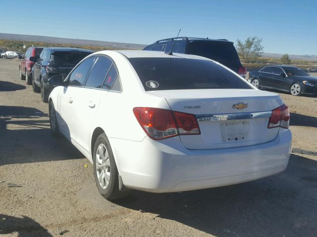 1G1PC5SH8C7372860 - 2012 CHEVROLET CRUZE LS WHITE photo 3