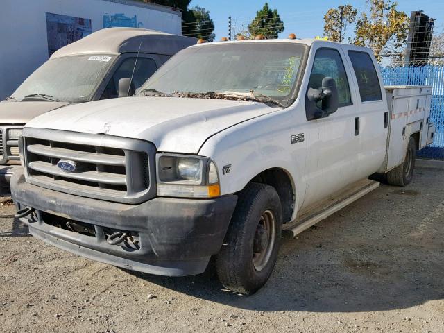 1FDSW34S62EC19163 - 2002 FORD F350 SRW S WHITE photo 2