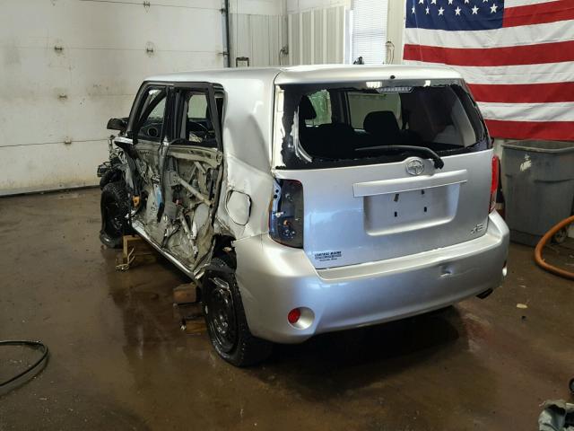 JTLZE4FE6CJ017620 - 2012 TOYOTA SCION XB Gümüş fotoğraf 3