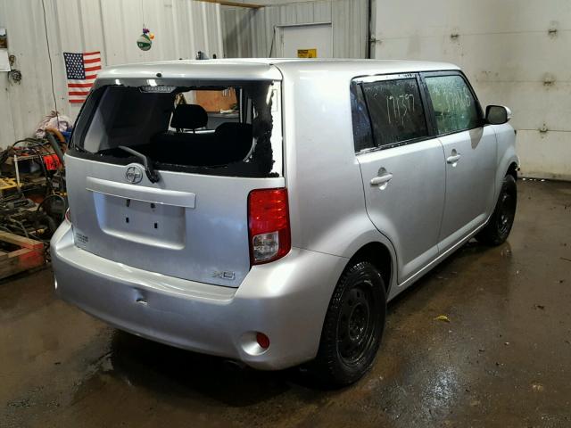 JTLZE4FE6CJ017620 - 2012 TOYOTA SCION XB Gümüş fotoğraf 4