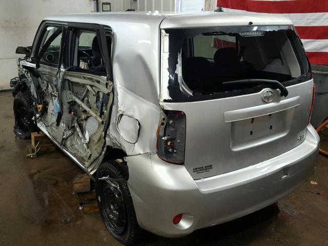 JTLZE4FE6CJ017620 - 2012 TOYOTA SCION XB Gümüş fotoğraf 9