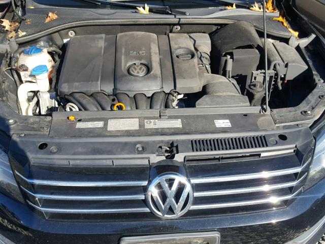 1VWBP7A36DC024598 - 2013 VOLKSWAGEN PASSAT SE BLACK photo 7