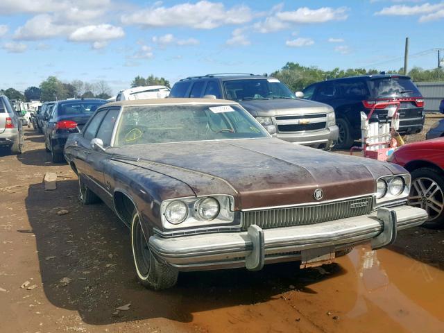 4N69H3Y222173 - 1973 BUICK LESABRE TWO TONE photo 1