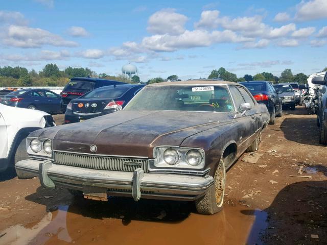 4N69H3Y222173 - 1973 BUICK LESABRE TWO TONE photo 2