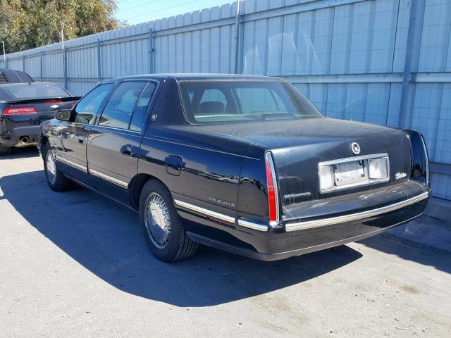 1G6KE54Y7XU716715 - 1999 CADILLAC DEVILLE DE BLACK photo 3