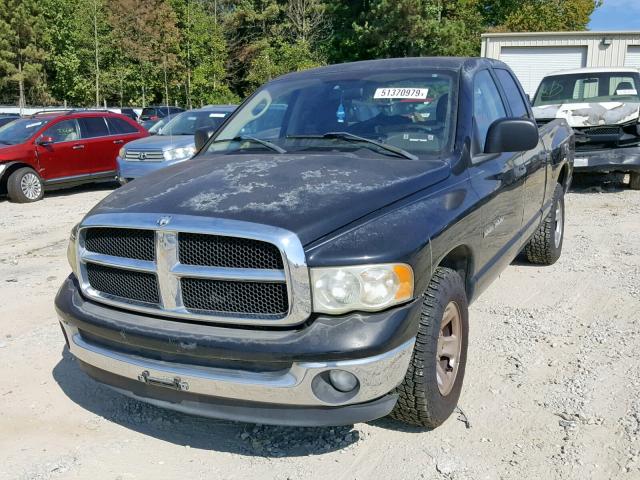 1D7HA18N23S324281 - 2003 DODGE RAM 1500 S BLACK photo 2