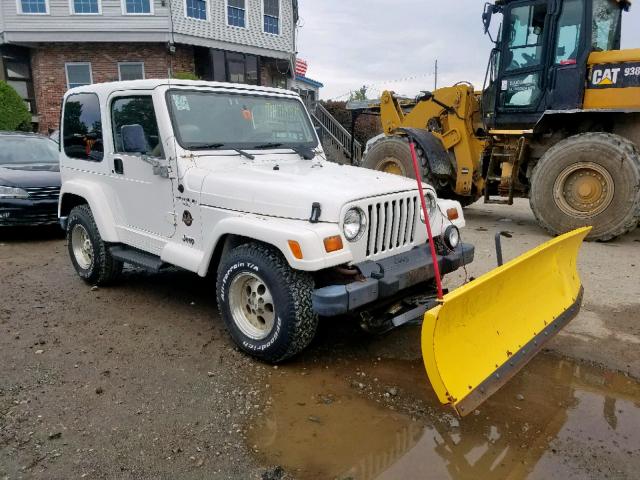 1J4FY49SXXP409097 - 1999 JEEP WRANGLER / WHITE photo 1