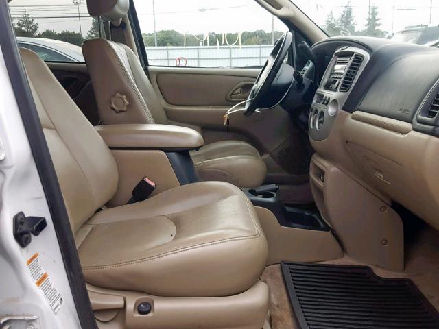 4F2CZ96174KM08187 - 2004 MAZDA TRIBUTE ES 白色 照片 5