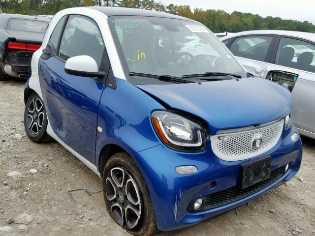 WMEFJ5DAXGK071889 - 2016 SMART FORTWO BLUE photo 1