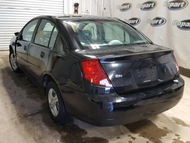 1G8AG52FX5Z160026 - 2005 SATURN ION LEVEL BLACK photo 3