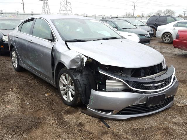 1C3CCCAB9FN546978 - 2015 CHRYSLER 200 LIMITE SILVER photo 1