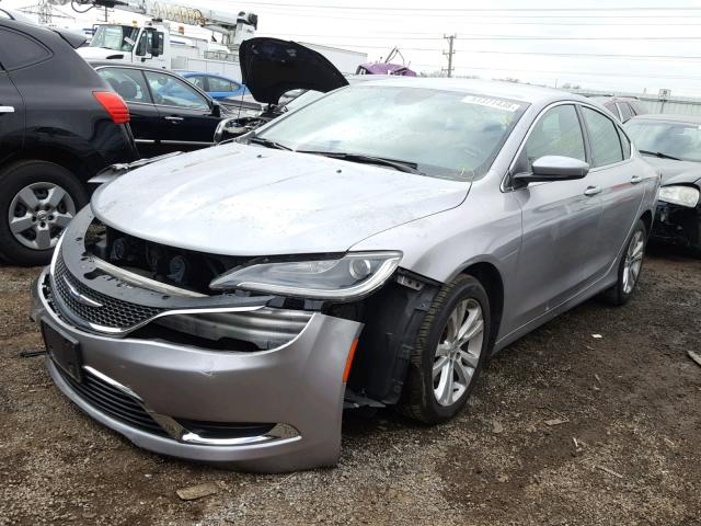 1C3CCCAB9FN546978 - 2015 CHRYSLER 200 LIMITE SILVER photo 2