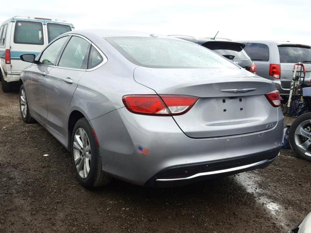 1C3CCCAB9FN546978 - 2015 CHRYSLER 200 LIMITE SILVER photo 3