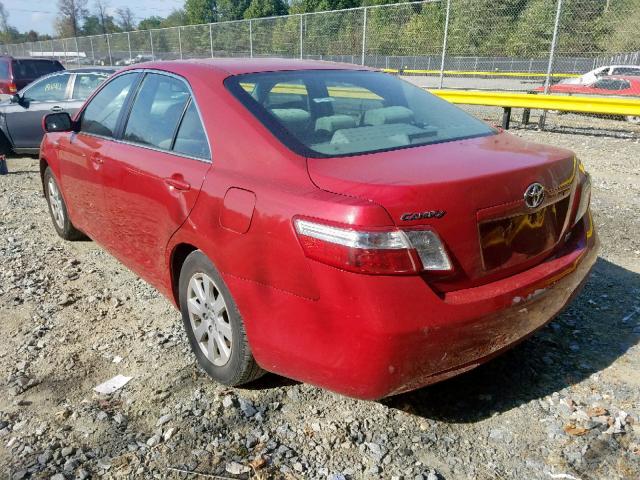 4T1BB46K97U005649 - 2007 TOYOTA CAMRY HYBR RED photo 3