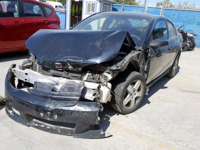 1G8AW18B17Z126995 - 2007 SATURN ION LEVEL BLACK photo 2