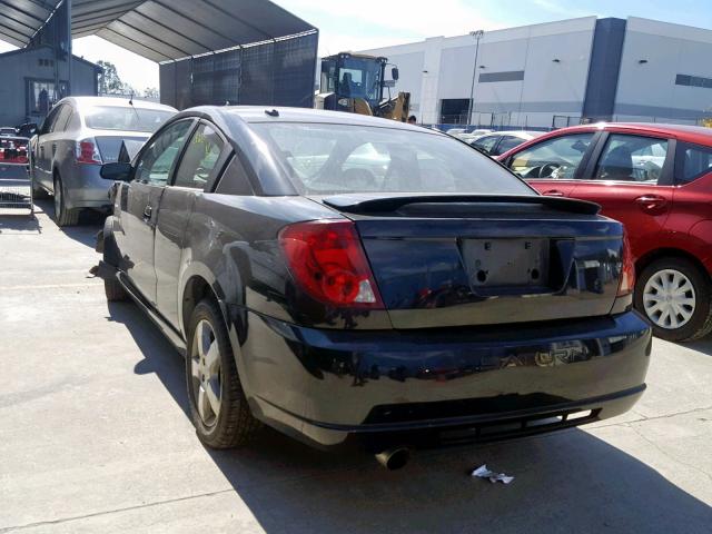 1G8AW18B17Z126995 - 2007 SATURN ION LEVEL BLACK photo 3