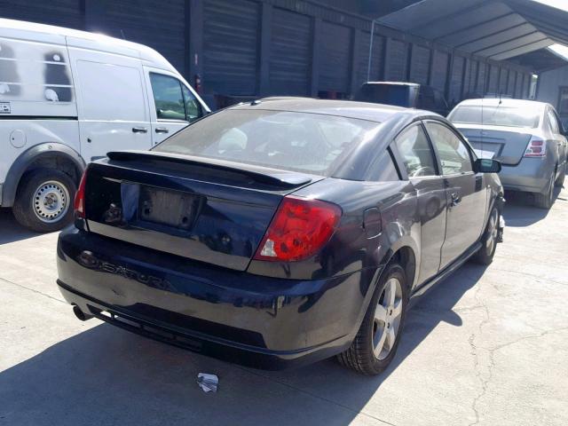 1G8AW18B17Z126995 - 2007 SATURN ION LEVEL BLACK photo 4