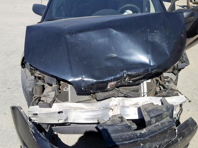 1G8AW18B17Z126995 - 2007 SATURN ION LEVEL BLACK photo 7