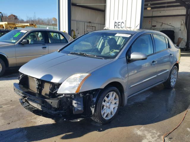 3N1AB6AP9BL706406 - 2011 NISSAN SENTRA 2.0 SILVER photo 2